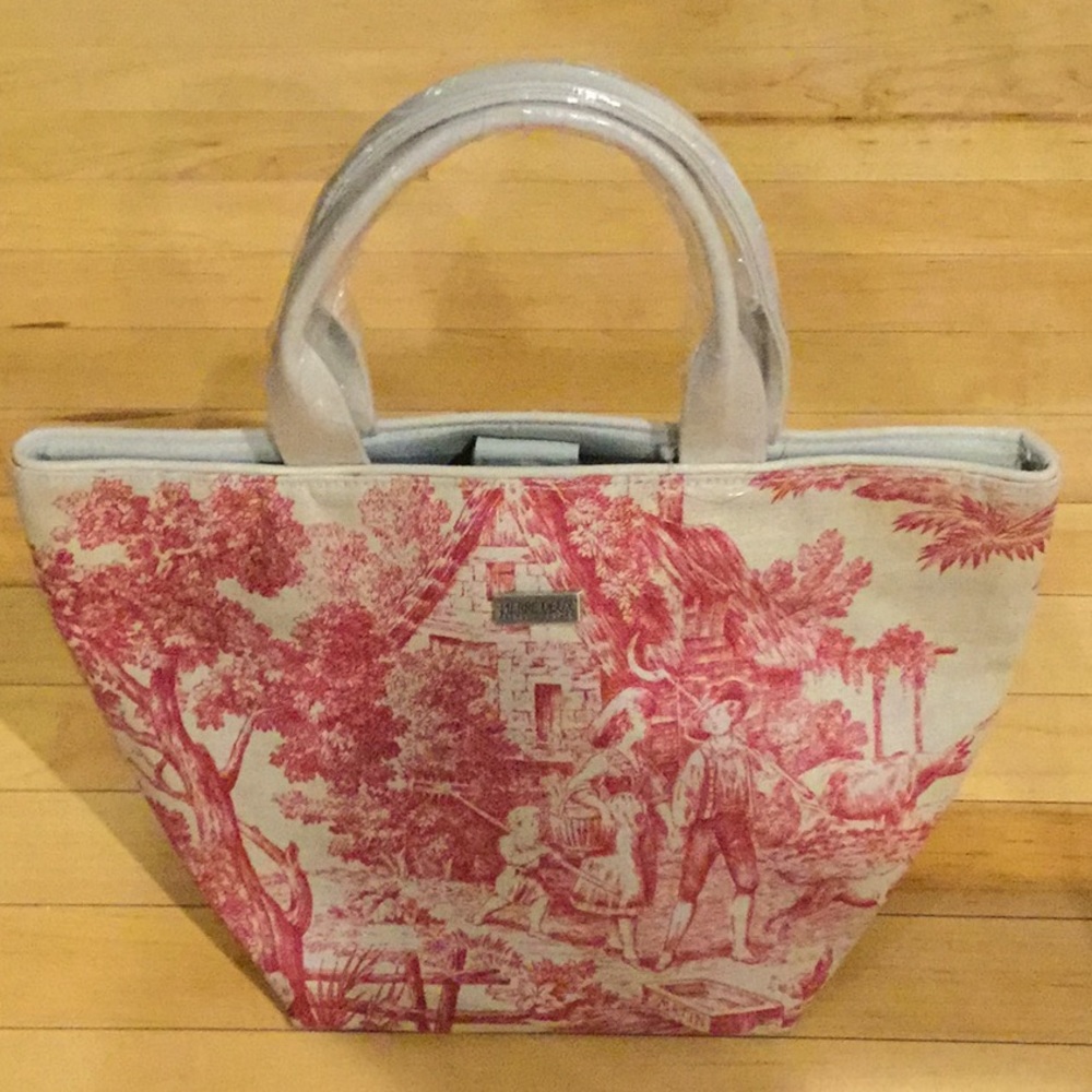 Pierre Deux toile handbag.  BEAUTIFUL.  New no tag